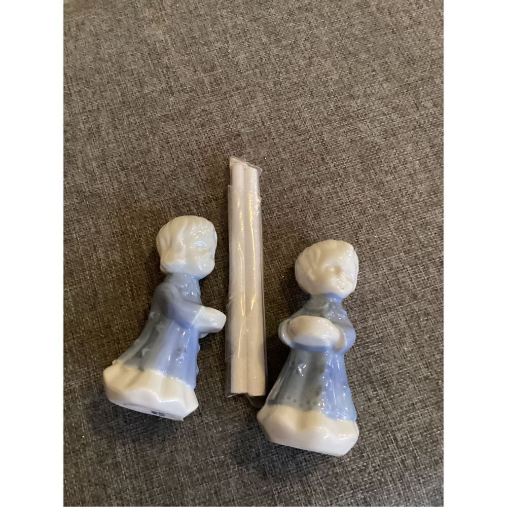 Vintage Alter Boy & Choir Girl Candle Holders - Picture 3 of 5